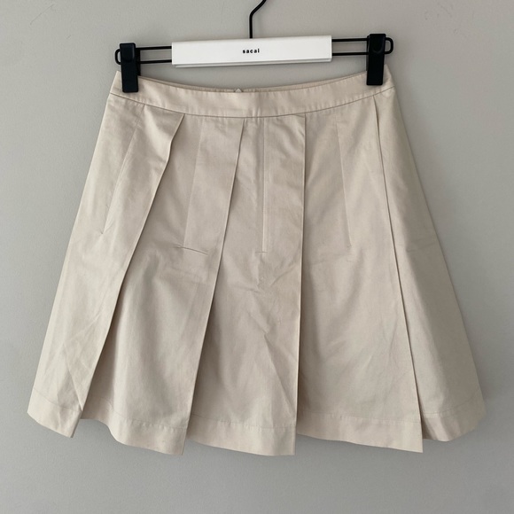 Theory Sarise Pleated A-line Skirt - Picture 2 of 10